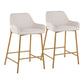 Daniella - Fixed-Height Counter Stool Set