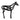 Metal Horse Illusion Sculpture 14" - Black
