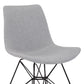 Palmetto - Contemporary Dining Chair - Gray / Black