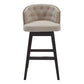 Celine - Swivel Wood Bar Stool