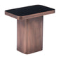 Marcos - Side Table - Black / Antique Bronze