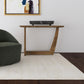Fletcher - Oval Solid Mango Wood Entryway Console Table - Brown