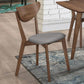 Alfredo - Dining Side Chair (Set of 2) - Gray And Natural Walnut