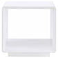 Paseo - Square End Side Table - White High Gloss