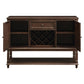 Parkins - 2 Door Sideboard Buffet Cabinet - Rustic Espresso