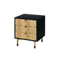 Alston - Accent Table - Black & Champagne