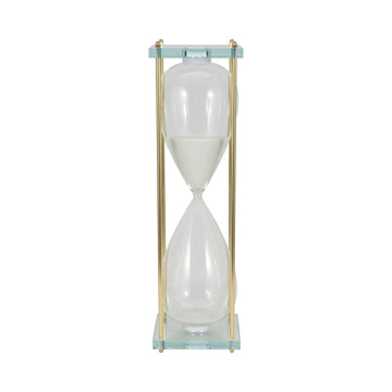 Reynolds Medium Hourglass - White / Gold