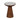 Wood Accent Table Marble Top 20" - Natural / White