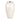 Glass Vase With Metal Ring 20" - Pearl