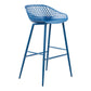 Piazza - Outdoor Barstool Barstool (Set of 2) - Blue