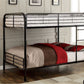 Brocket - Full Over Full Bunk Bed - Black - Metal