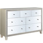 Sliverfluff - Dresser - Mirrored & Champagne Finish