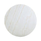 Kella - Round Marble Top Dining Table - White And Gold