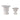 16" / 22" Traditional Urn Planters (Set of 2) - Ivory