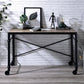 Oklarth - Writing Desk - Rustic Oak & Black Finish