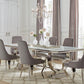 Antoine - Rectangular Glass Top Dining Table Set