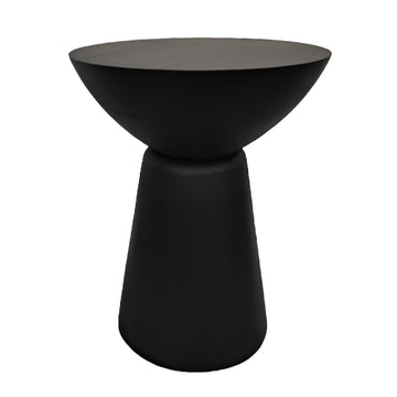 18" Drum Accent Table - Black