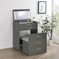 Danbury - 3-Drawer Makeup Vanity & Stool Set