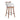 Micah - 26" Modern Counter Height Bar Stool - Walnut / Metal