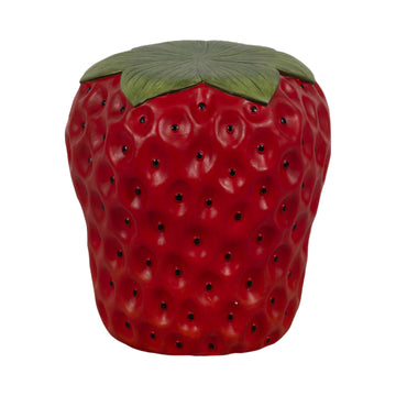Strawberry Garden Stool - Red