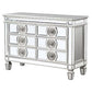 Varian - Server - Mirrored & Antique Platinum - 34"