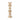 13" Bubble Crystal Candle Holder With Taper - Light Brown