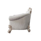 Vendom II - Chair - Two Tone Ivory Fabric & Antique Pearl Finish