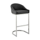 Katherine - Bar Stool - Brushed Steel