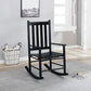 Annie - Slat Back Solid Wood Rocking Chair