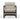 Palma - Textured Weave Accent Chair With Brown Base