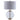 Kenny - Drum Shade Clear Glass Table Lamp - Brass