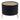2 Gold Leaf Top Side Table - Black / Gold