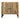 Carved Front Waterfall Edge 2 Door Cabinet - Brown