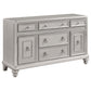 Bling Game - Dining Sideboard Buffet Cabinet - Metallic Platinum