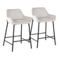 Daniella - Fixed-Height Counter Stool (Set of 2)