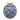 Ceramic 6" Daisy Vase - Blue