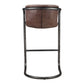 Freeman - Barstool Leather (Set of 2) - Grazed Brown