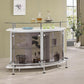 Gideon - Curved Glass Top Home Cabinet