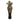 Quincy Small Oversized Vase With Metal Flower Topper 37" - Bronze