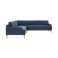 Serena - Velvet L-Sectional