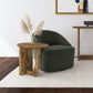 Fletcher - Round Solid Mango Wood Accent Side Table - Brown