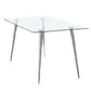 Gilman - Rectangle Glass Top Dining Table