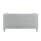 Katia - Loveseat - Light Gray Linen & Weathered White Finish