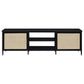 Amherst - 2-Door 70" Metal TV Stand Media Console - Black