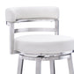 Madrid - Swivel Stainless Steel Bar Stool