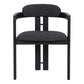 Jazmin - Contemporary Dining Chair (Set of 2) - Black / Charcoal