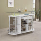 Gideon - Curved Glass Top Home Cabinet