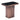 Marcos - Side Table - Black / Antique Bronze