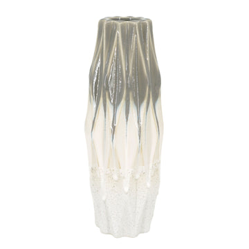 Calista Glaze Small Vase - Cream