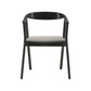 Santana - Wood Dining Chair (Set of 2) - Black / Charcoal